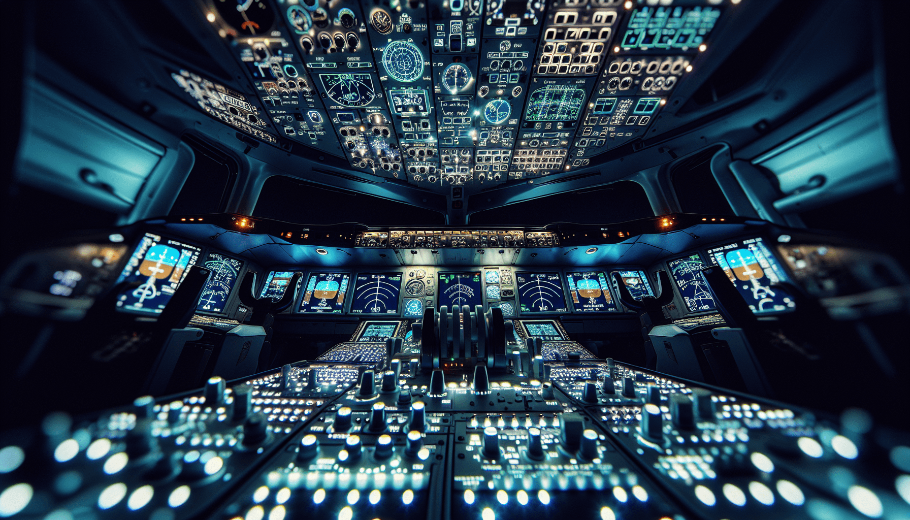 Cabina de piloto tecnológico